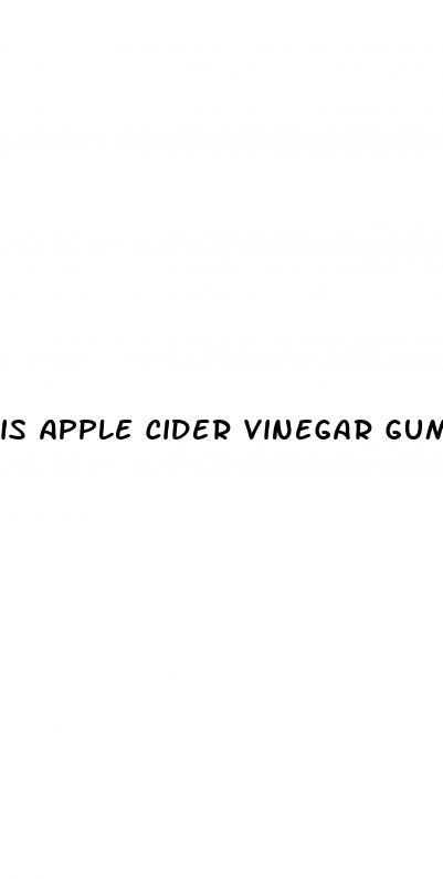is apple cider vinegar gummies