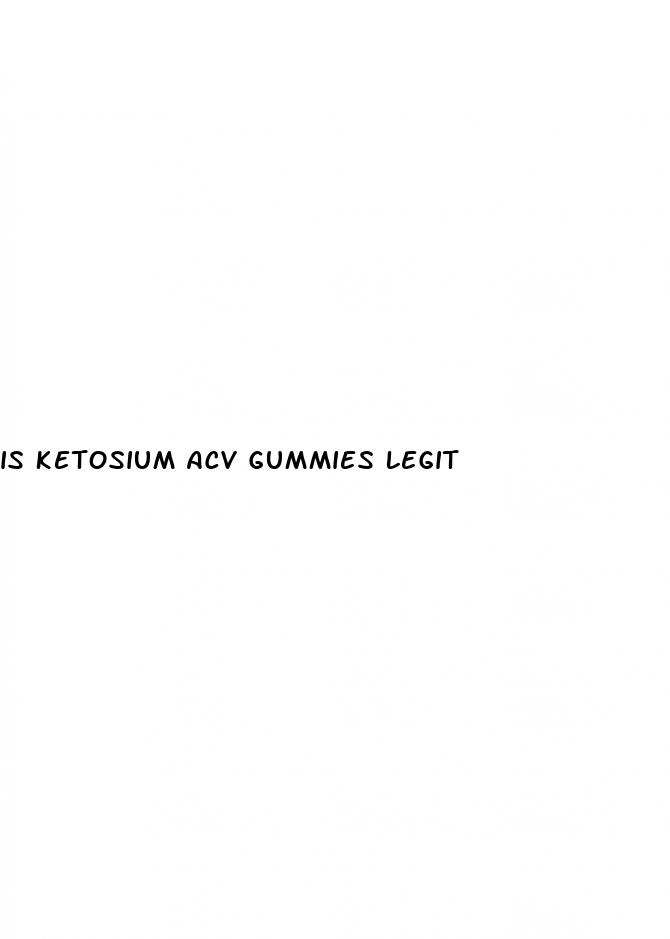 is ketosium acv gummies legit