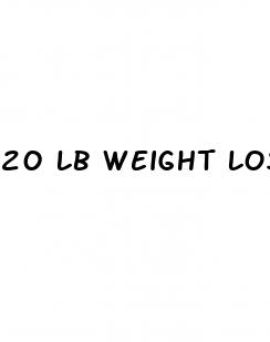 20 lb weight loss