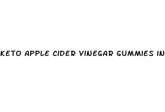 keto apple cider vinegar gummies ingredients