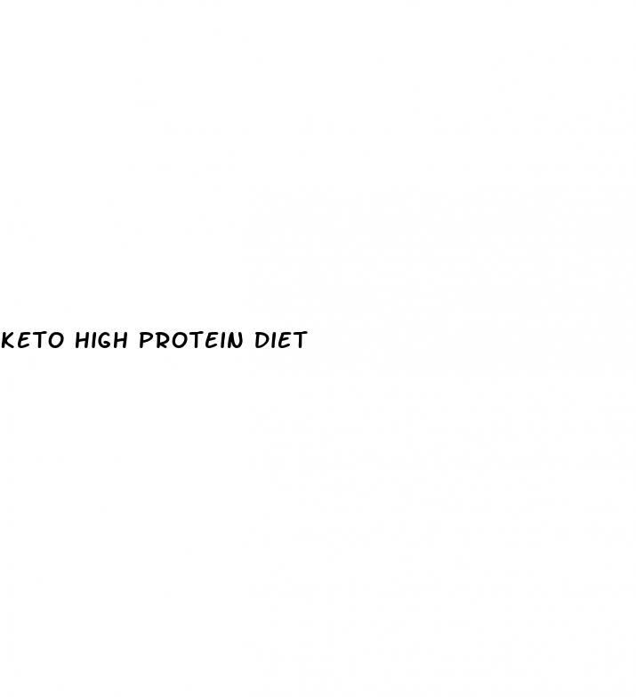 keto high protein diet