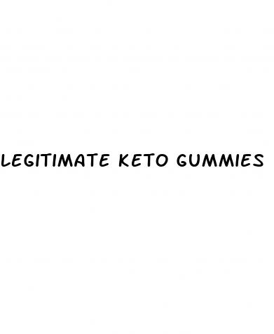 legitimate keto gummies