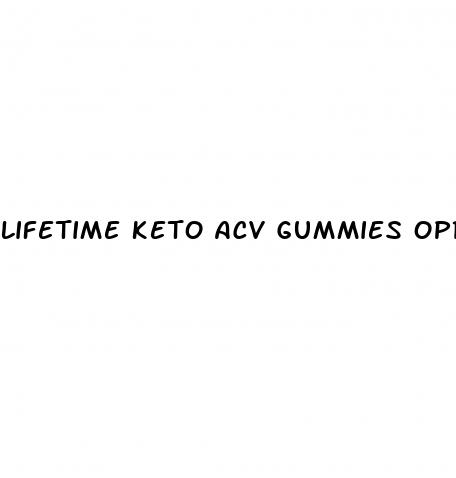 lifetime keto acv gummies oprah