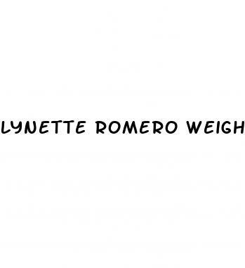 lynette romero weight loss