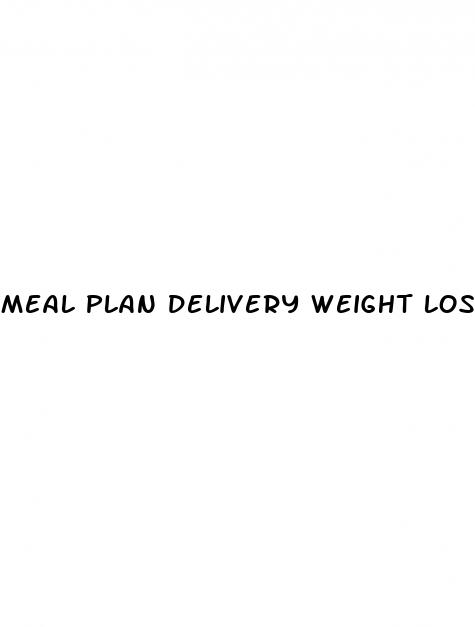 meal plan delivery weight loss