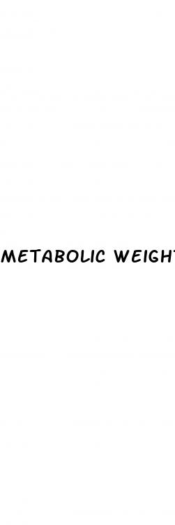 metabolic weight loss program