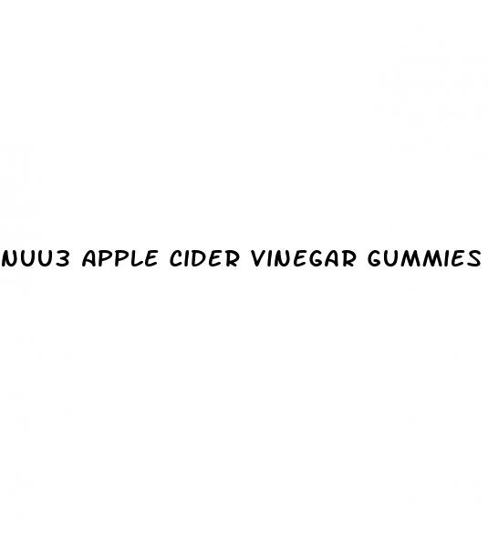 nuu3 apple cider vinegar gummies ingredients