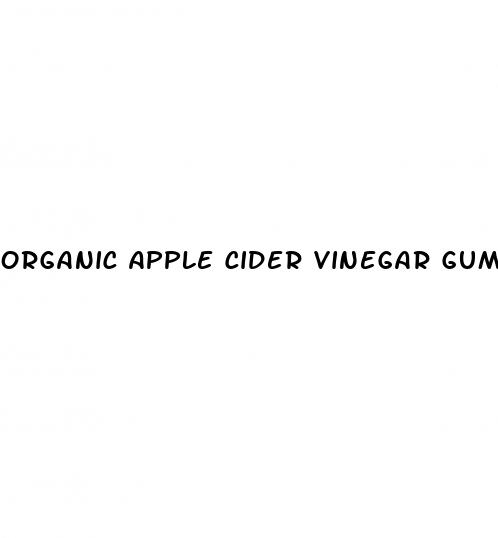 organic apple cider vinegar gummy