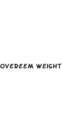overeem weight loss