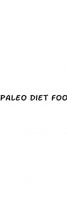 paleo diet food list for weight loss