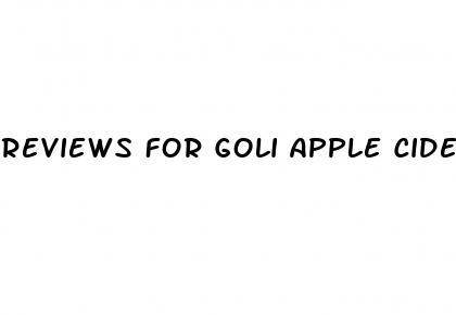 reviews for goli apple cider vinegar gummies