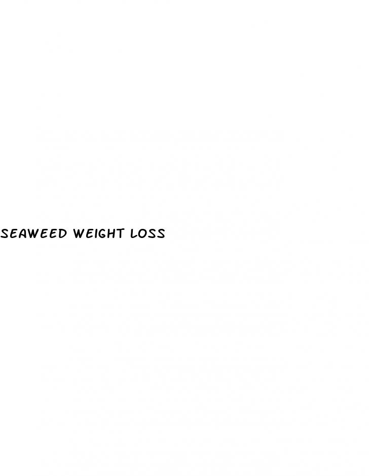 seaweed weight loss