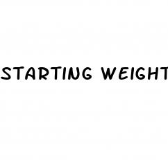 starting weight loss journey