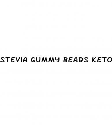 stevia gummy bears keto