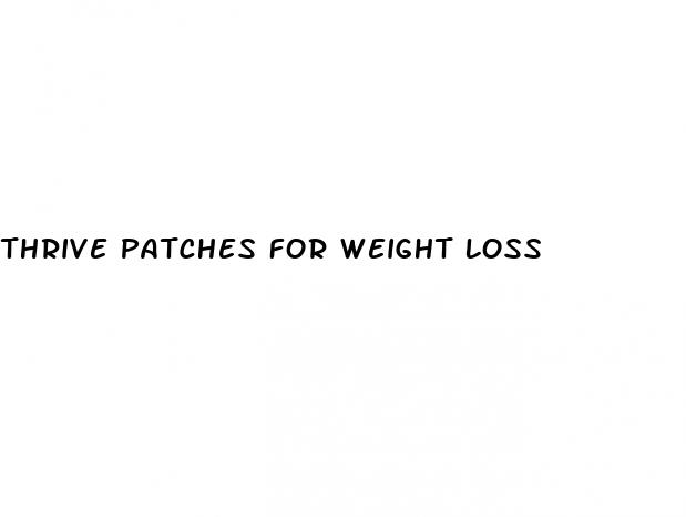 thrive patches for weight loss