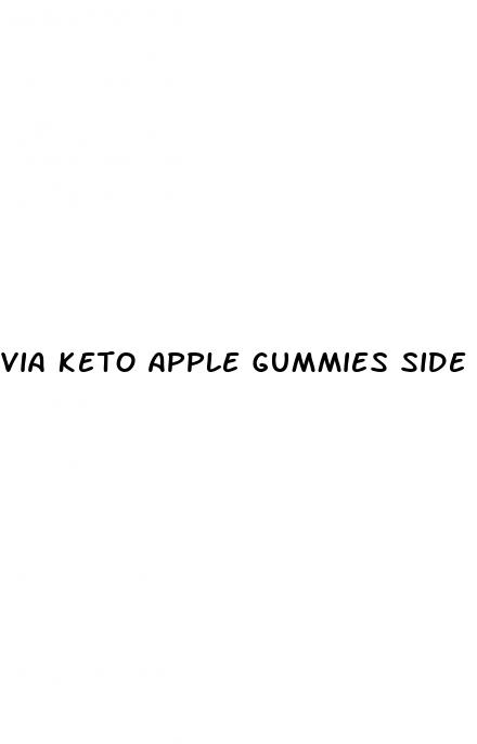 via keto apple gummies side effects