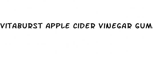 vitaburst apple cider vinegar gummies
