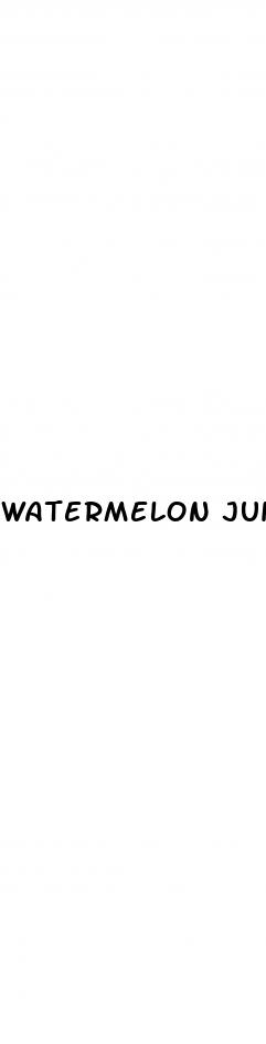 watermelon juice for weight loss