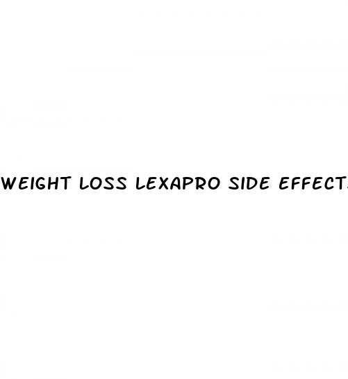 weight loss lexapro side effects