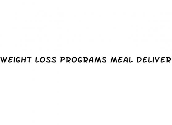 weight loss programs meal delivery