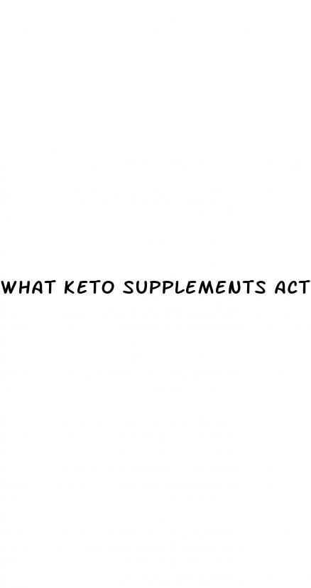 what keto supplements actually work