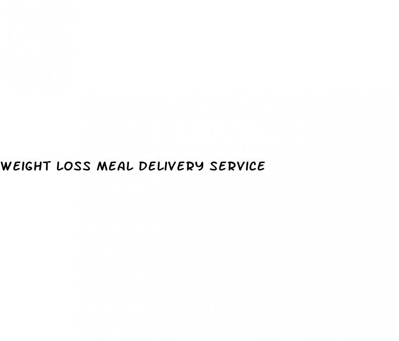 weight loss meal delivery service