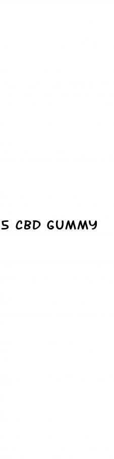 5 cbd gummy