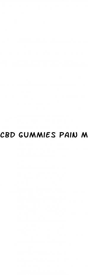 cbd gummies pain management