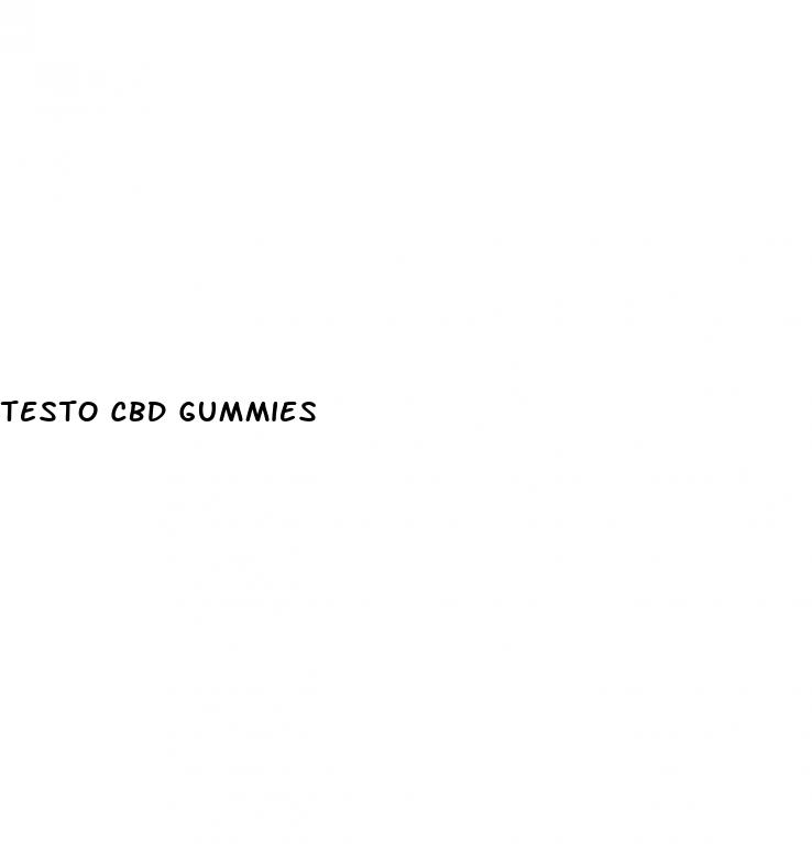 testo cbd gummies