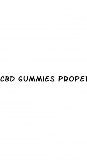 cbd gummies proper