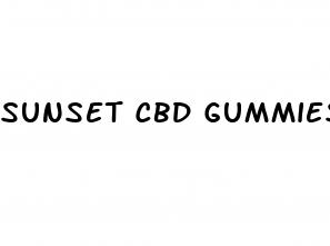 sunset cbd gummies