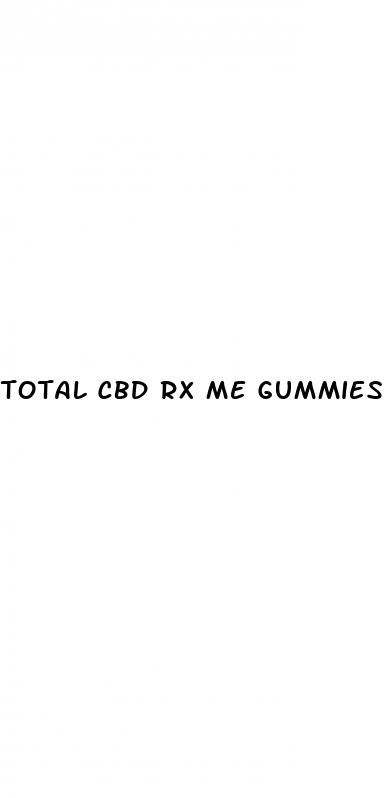 total cbd rx me gummies