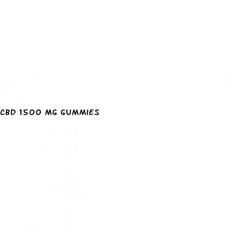 cbd 1500 mg gummies