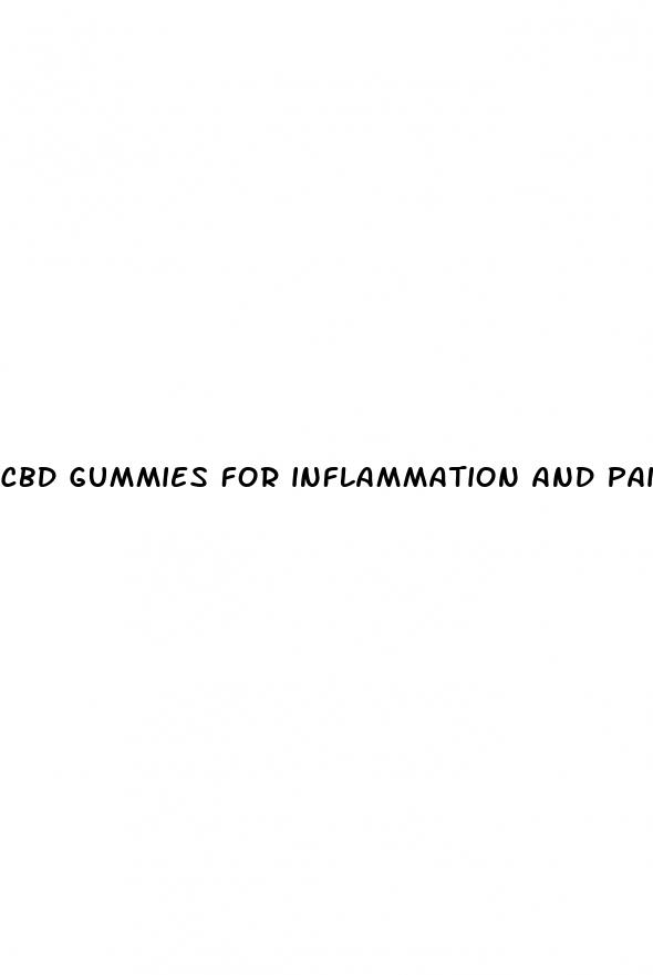 cbd gummies for inflammation and pain