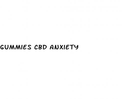 gummies cbd anxiety