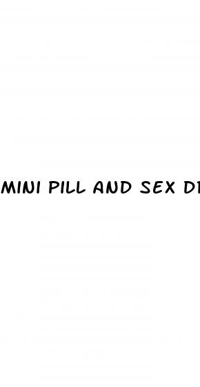 mini pill and sex drive