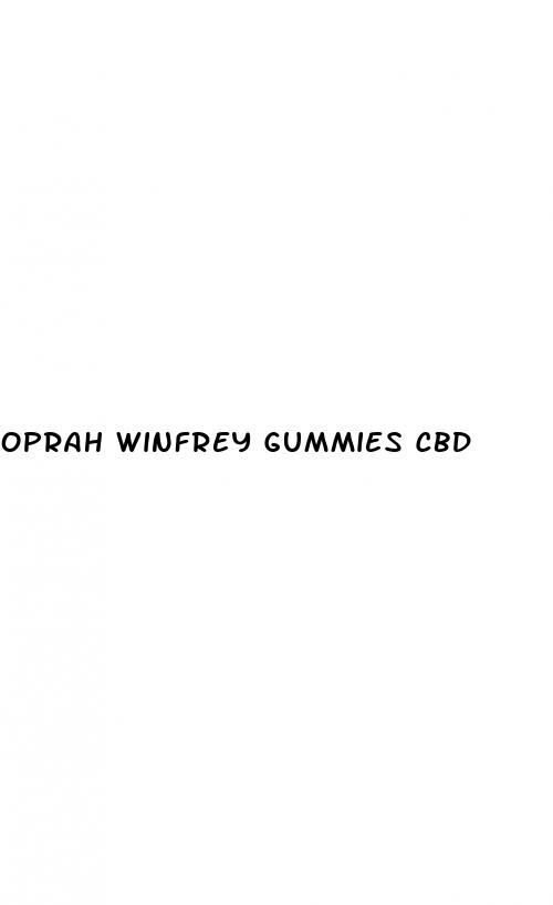 oprah winfrey gummies cbd