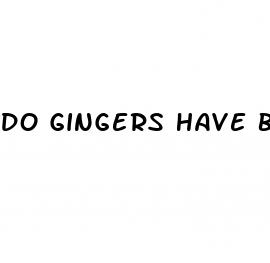 do gingers have bigger dicks