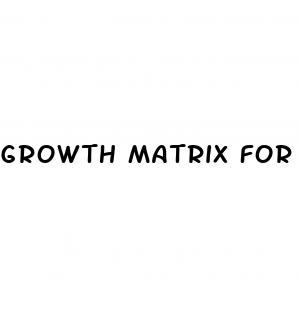 growth matrix for penis