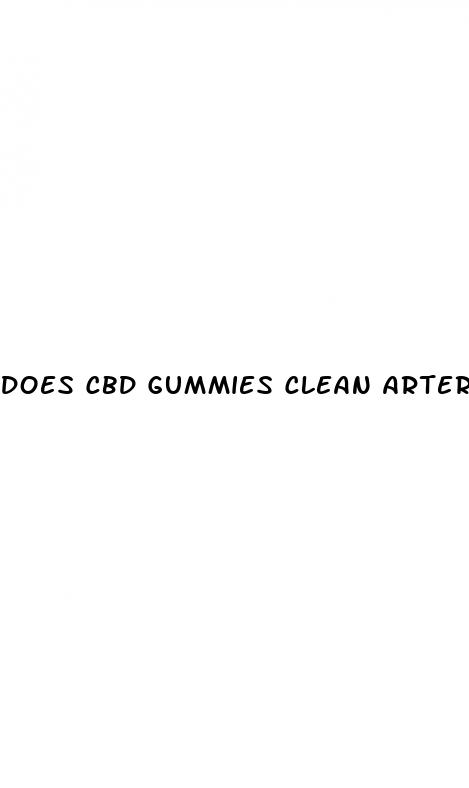 does cbd gummies clean arteries