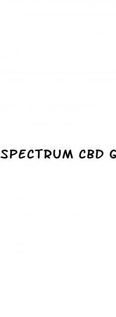spectrum cbd gummies for diabetics