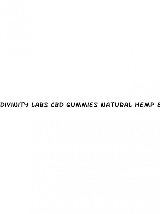 divinity labs cbd gummies natural hemp extract