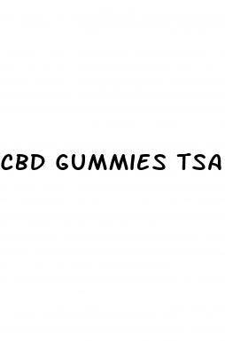 cbd gummies tsa
