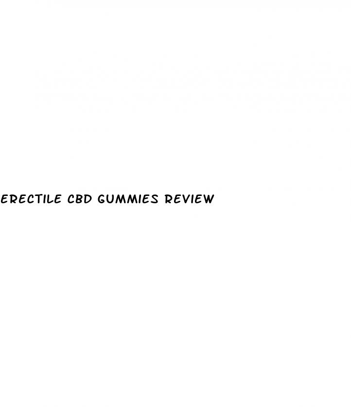 erectile cbd gummies review