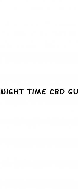 night time cbd gummies
