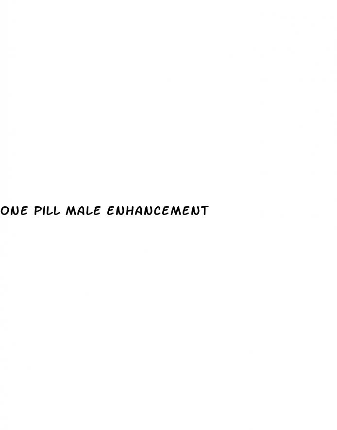 one pill male enhancement