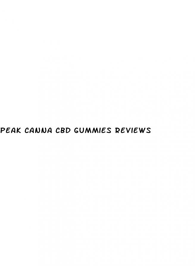 peak canna cbd gummies reviews