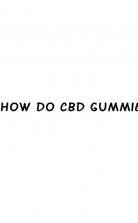 how do cbd gummies affect the body