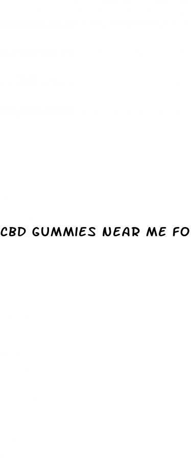 cbd gummies near me for stress