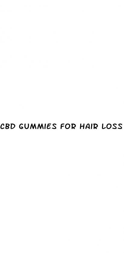 cbd gummies for hair loss shark tank
